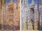 Claude Monet The West Doorway and the Cathedral of Rouen Spain oil painting artist